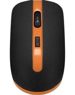 Мышь беспроводная CM 554R 1600dpi оптическая светодиодная USB черный оранжевый Cbr