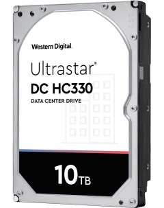 Жесткий диск HDD 10Tb Ultrastar DC HC330 3 5 7 2K 256Mb 512e SATA3 WUS721010ALE6L4 0B42266 Western digital