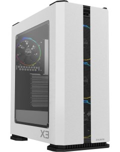 Корпус X3 ATX Midi Tower 2xUSB 3 0 белый без БП Zalman