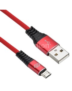 Кабель USB micro 1 2m красный 1080371 Digma