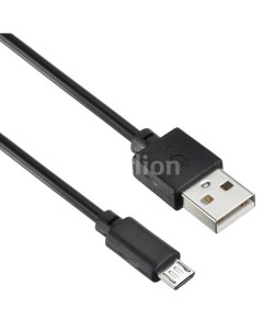 Кабель USB micro 1 2m черный 1084555 Digma