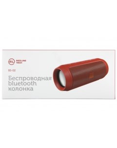 Портативная акустика Tech BS 02 3 Вт красный УТ000017805 Red line