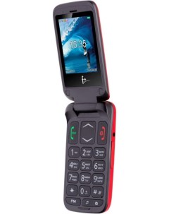 Мобильный телефон Ezzy Trendy 1 2 4 320x240 TFT 32Mb RAM BT 2 Sim 800 мА ч micro USB красный F+