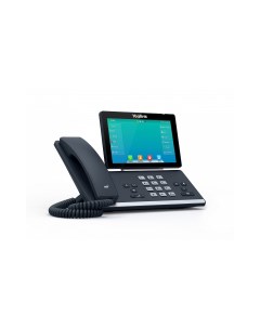 VoIP телефон SIP T57W 16 SIP аккаунтов цветной дисплей PoE черный серебристый без БП Yealink