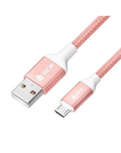 Кабель Micro USB USB быстрая зарядка 50см розовый GCR 52464 Greenconnect