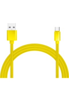Кабель USB USB Type C 2 0 в TPE оплетке поддержка QC пропускная способность 2A 1м желтый JA DC34 1m  Jet.a