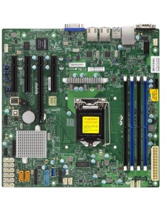 Материнская плата MBD X11SSM F 1xSocket1151 iC236 4xDDR4 2PCI Ex8 8SATA3 RAID 0 1 5 10 2GLAN 6xUSB 2 Supermicro