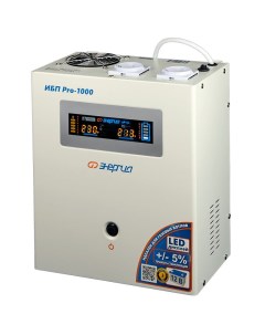 ИБП Pro 1000 В А 700 Вт EURO розеток 2 белый Е0201 0029 без аккумуляторов Энергия