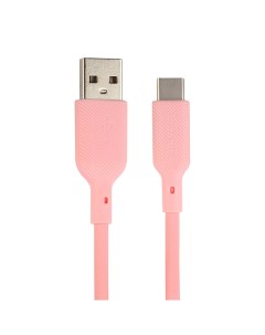 Кабель USB 2 0 USB A USB Type C 3A 1м розовый 32959 Qumo