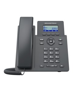 VoIP телефон GRP 2601P 2 линии 2 SIP аккаунта монохромный дисплей PoE черный без БП GRP 2601P Grandstream