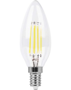Лампа светодиодная E14 свеча C35 5Вт 2700K теплый свет 530лм LB 58 25572 Feron
