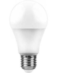 Лампа светодиодная E27 груша A60 12Вт 2700K теплый свет 1100лм LB 93 25489 Feron