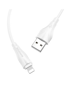 Кабель USB Lightning 8 pin 2м белый Optimal BX18 00452 Borofone