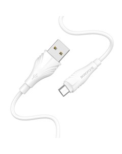 Кабель USB Micro USB 2м белый Optimal BX18 00469 Borofone