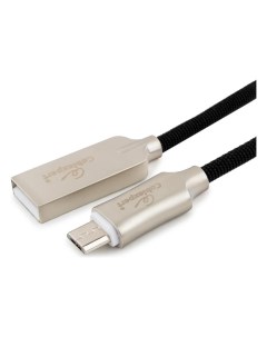 Кабель USB2 0 Am micro 0 5m черный серия Platinum CC P mUSB02Bk 0 5M Cablexpert