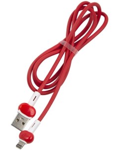 Кабель USB Lightning 8 pin 1м красный Candy Candy Red line