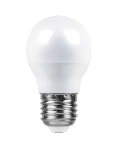 Лампа светодиодная E27 шар G45 9Вт 2700K теплый свет 800лм LB 550 25804 Feron
