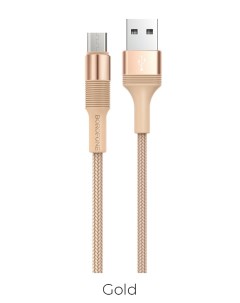 Кабель USB USB Type C 3A 1 м золотистый Outstanding BX21 6931474703224 Borofone