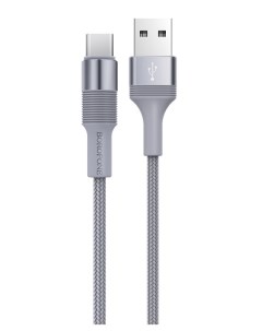 Кабель USB Micro USB 2 4А 1 м серый Outstanding BX21 03248 Borofone