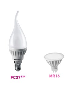 Лампа светодиодная E14 свеча на ветру FC37 10Вт 4000K нейтральный свет 750лм OLL FC37 10 230 4K E14  Онлайт