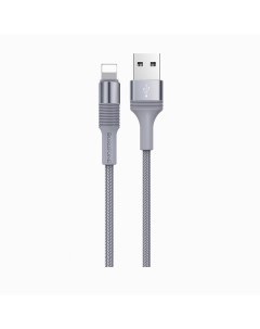 Кабель USB Lightning 8 pin 2 4A 1м серый Outstanding BX21 03187 Borofone