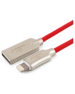 Кабель USB2 0 Am Lightning 8 pin 1 8m красный серия Platinum блистер CC P APUSB02R 1 8M Cablexpert