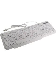 Клавиатура проводная ONE 333 мембранная подсветка USB белый SBK 333U W Smartbuy