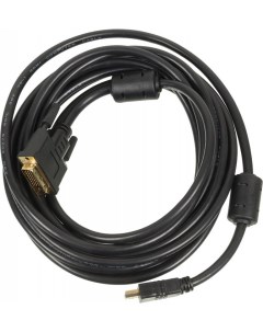 Кабель DVI D M HDMI 19M 5 м черный Ningbo