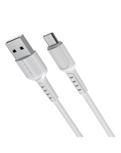 Кабель USB Micro USB 2A 1м белый Easy BX16 99482 Borofone