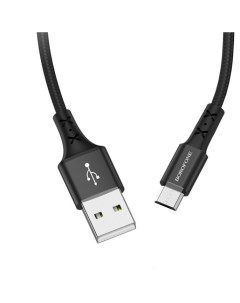 Кабель USB Micro USB 2A 1м черный Enjoy BX20 00797 Borofone