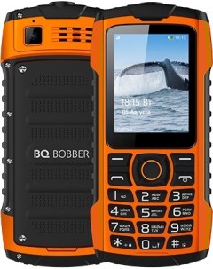 Мобильный телефон 2439 Bobber 2 4 320x240 TFT 32Mb RAM 32Mb BT 2 Sim 2000 мА ч оранжевый Bq