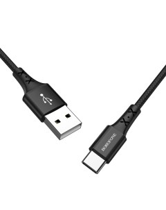 Кабель USB Type C 3A 1м черный Enjoy BX20 00810 Borofone