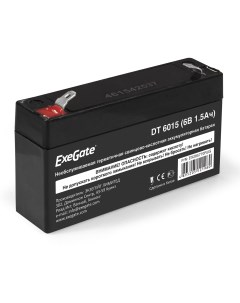 Аккумуляторная батарея для ОПС DT 6015 6V 1 5Ah EX285770RUS Exegate