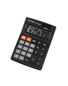 Калькулятор бухгалтерский SDC 022SR 10 разрядный однострочный экран черный Citizen