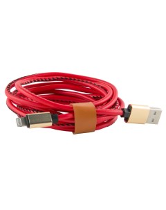 Кабель USB Lightning 8 pin 2м красный Red line