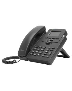 VoIP телефон VP 52 P 2 SIP аккаунта монохромный дисплей PoE черный Snr