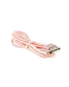 Кабель USB Lightning 8 pin 1м розовый Red line