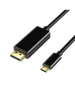 Кабель переходник адаптер USB 3 1 Type C m DisplayPort позолоченные разъемы 1 8м черный TCC010 1 8M Telecom