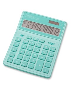 Калькулятор бухгалтерский SDC 444XRGNE 12 разрядный кол во функций 2 однострочный экран бирюзовый Citizen