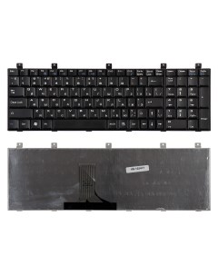 Клавиатура для Toshiba Satellite P100 M60 Series плоский Enter черная без рамки KB 102417 Topon