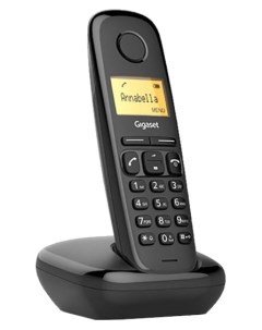 Радиотелефон A170 DECT АОН черный S30852 H2802 S301 Gigaset