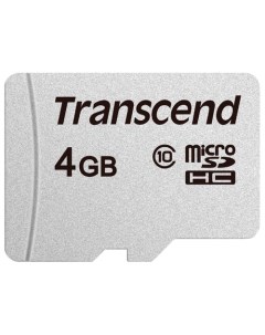 Карта памяти 4Gb microSDHC 300S Class 10 Transcend