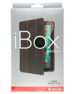 Чехол книжка iBox Premium для планшета Huawei MediaPad T3 7 0 Wi Fi BG2 W09 кожа черный УТ000013730 Red line
