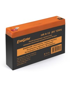 Аккумуляторная батарея для ИБП HR 6 12 6V 12Ah EX282955RUS Exegate