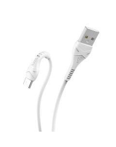 Кабель USB USB Type C 2 4A 1 м белый X37 Cool power 6931474710512 Hoco