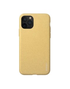 Чехол накладка Eco Case для смартфона Apple iPhone 11 Pro термопластичный полиуретан TPU желтый 8727 Deppa