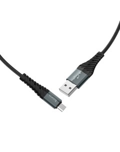 Кабель USB Micro USB 2 4A 1м черный Cool X38 10543 Hoco