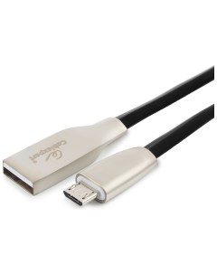 Кабель USB2 0 Am microUSB 1 8m черный серия Gold блистер CC G mUSB01Bk 1 8M Cablexpert