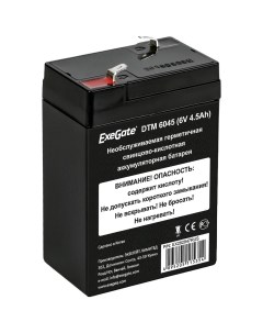 Аккумуляторная батарея для ОПС DTM 6045 6V 4 5Ah EX282947RUS Exegate