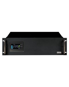 ИБП KIN 2200AP LCD 2200 В А 1 76 кВт IEC розеток 8 USB черный KIN 2200AP LCD Powercom